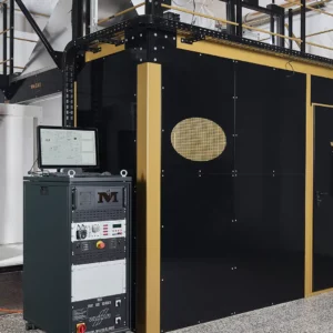 SBI-Prüfstand in einem Laborraum