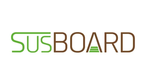SUSBOARD logo for sustainable wood-based materials and material innovation