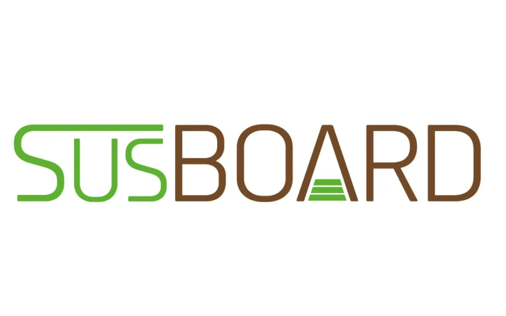 SUSBOARD Logo für nachhaltige Holzwerkstoffe und Materialinnovationen