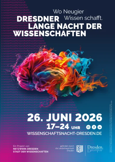 Banner der Langen Nacht der Wissenschaft Dresden