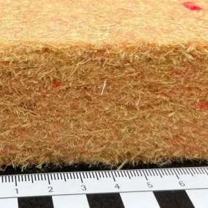 Flexible Holzfaserdämmmatte mit roten Bindefasern