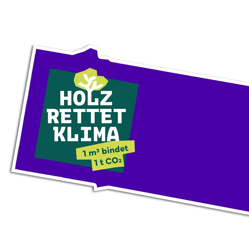 Holz rettet Klima